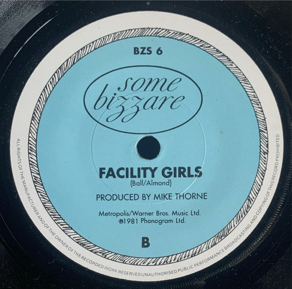 Soft Cell : Bedsitter (7", Single, Pap)