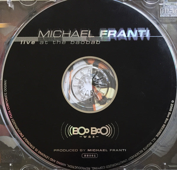 Michael Franti : Live At The Baobab (CD, Album)