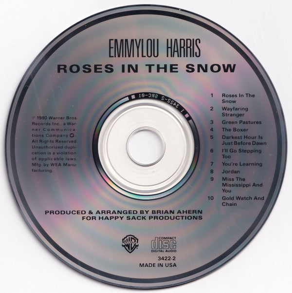 Emmylou Harris : Roses In The Snow (CD, Album, RE, RM)