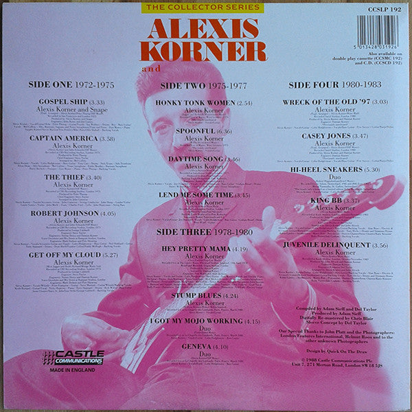 Alexis Korner : Alexis Korner And... 1972 - 1983 (2xLP, Comp, RM)