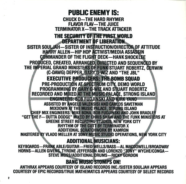 Public Enemy : Apocalypse 91... The Enemy Strikes Black (CD, Album, RE)