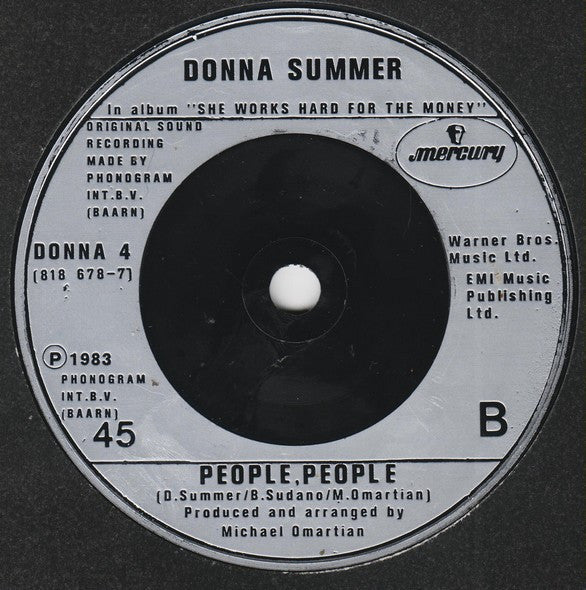 Donna Summer : Love Has A Mind Of Its Own (7", Single)