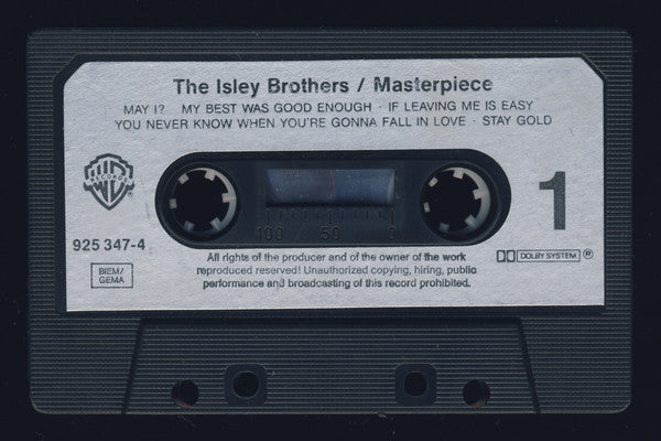 The Isley Brothers : Masterpiece (Cass, Album)