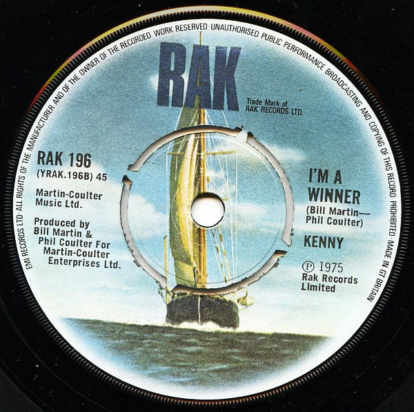 Kenny (3) : Fancy Pants / I'm A Winner (7", Single, Kno)