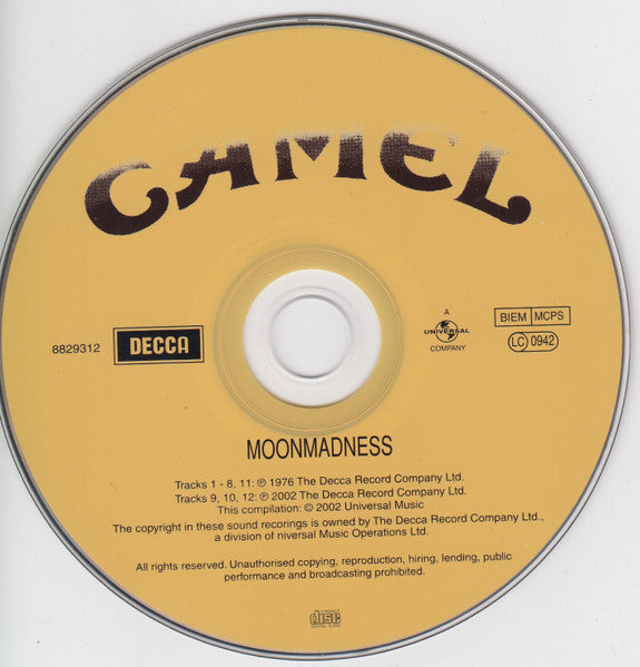 Camel : Moonmadness (CD, Album, RE, RM, Uni)