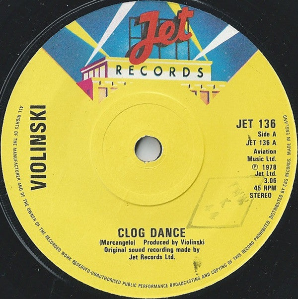 Violinski : Clog Dance (7", Single)