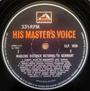 Marlene Dietrich : Marlene Dietrich Returns To Germany (LP, Mono, RP)