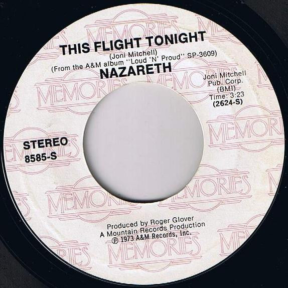 Nazareth (2) : Love Hurts  (7", Single, Ter)