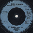 Chris de Burgh : The Lady In Red   (7", Single, Inj)