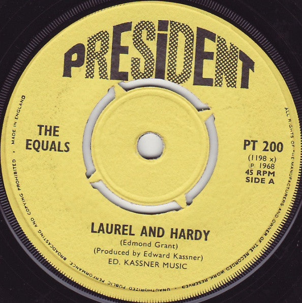 The Equals : Laurel And Hardy (7", Single)