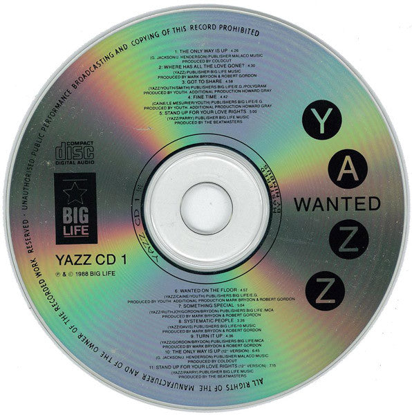 Yazz : Wanted (CD, Album)