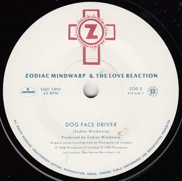 Zodiac Mindwarp And The Love Reaction : Planet Girl (7", Single)