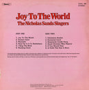 Nicholas Sands Singers : Joy To The World (LP, Album)