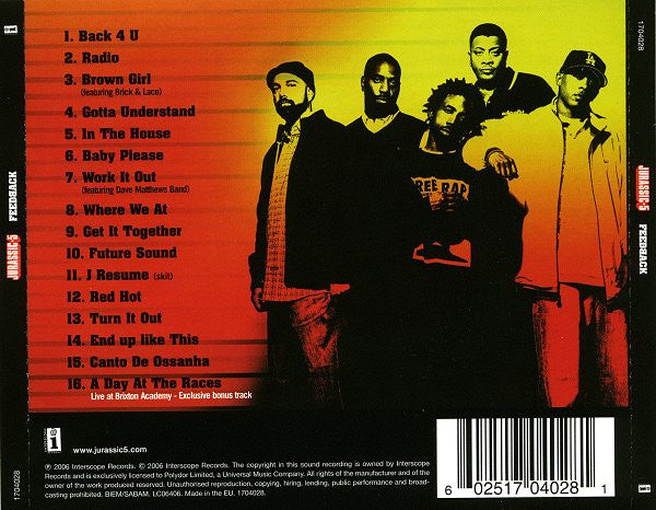 Jurassic 5 : Feedback (CD, Album)