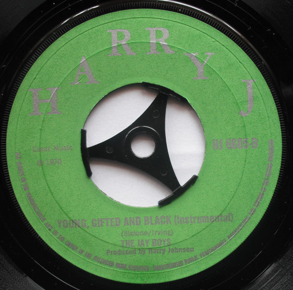 Bob And Marcia* / The Jay Boys : Young, Gifted And Black (7", Single, Gre)