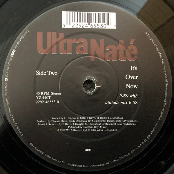 Ultra Naté : It's Over Now (12")