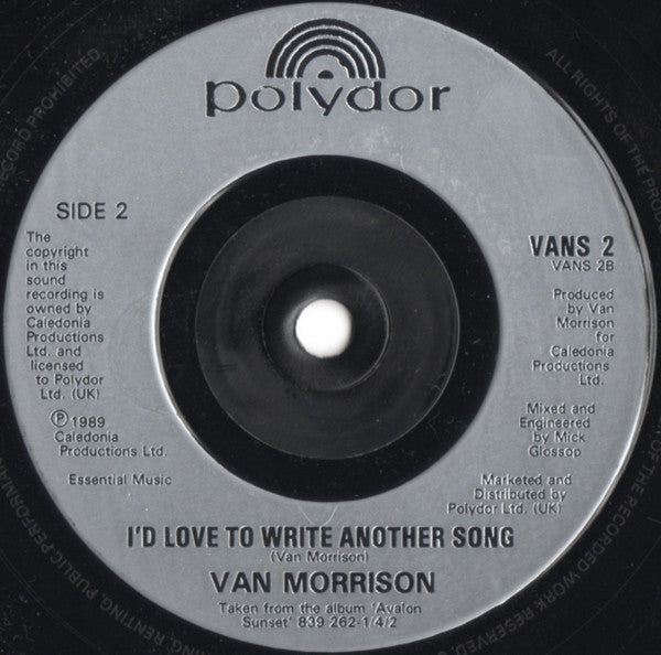 Van Morrison With Cliff Richard : Whenever God Shines His Light (7", Single)