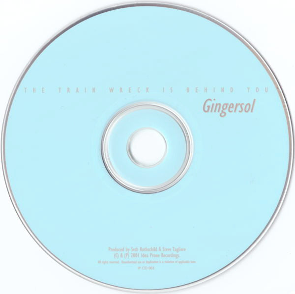 Gingersol : The Train Wreck Is Behind You (CD, Album)