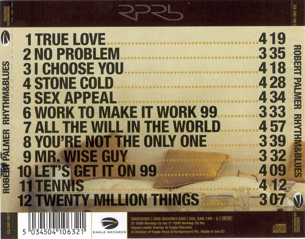 Robert Palmer : Rhythm & Blues (CD, Album)