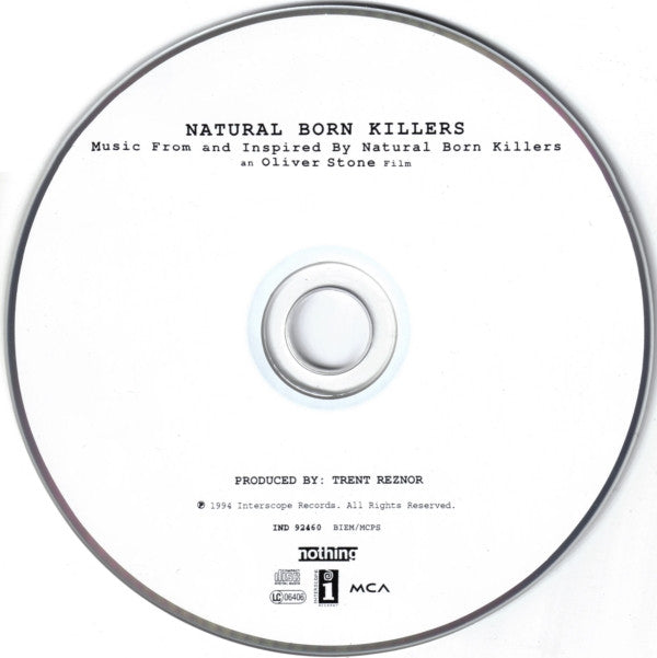 Various : Music From And Inspired By Natural Born Killers, An Oliver Stone Film (CD, Album, Comp)