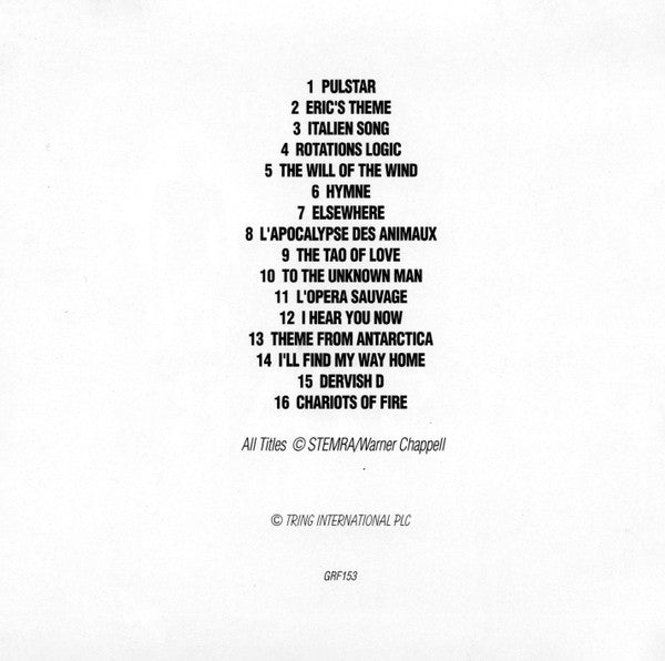 Pulstar (3) : The Hits Of Vangelis (CD, Album)