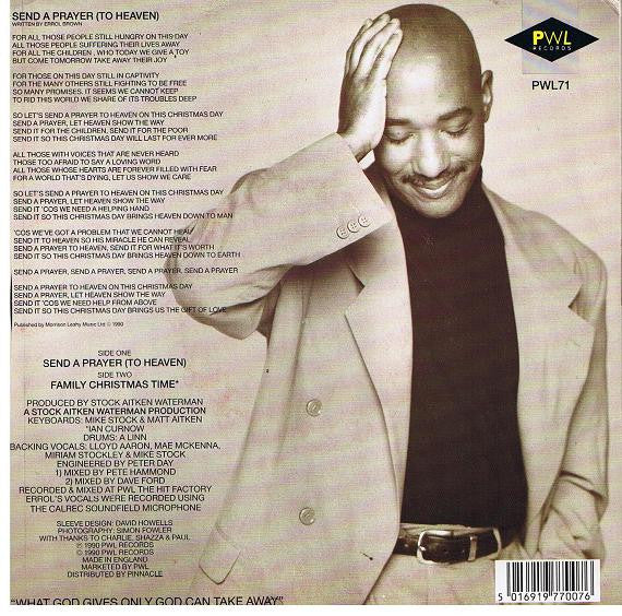 Errol Brown : Send A Prayer (To Heaven) (7", Single)