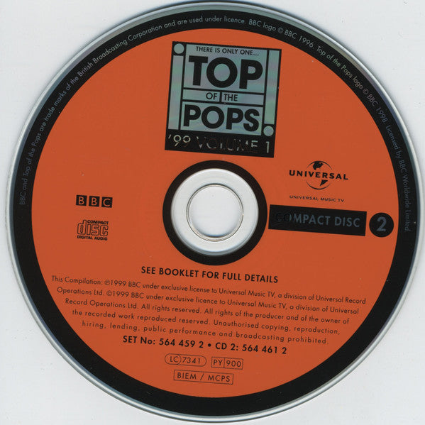 Various : Top Of The Pops '99 Volume One (2xCD, Comp)
