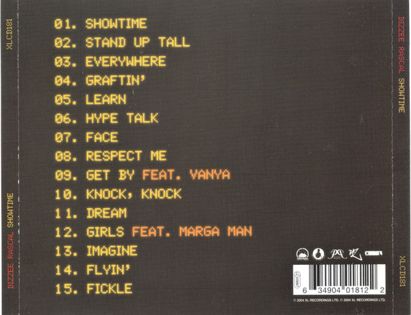 Dizzee Rascal : Showtime (CD, Album + DVD-V, Comp)