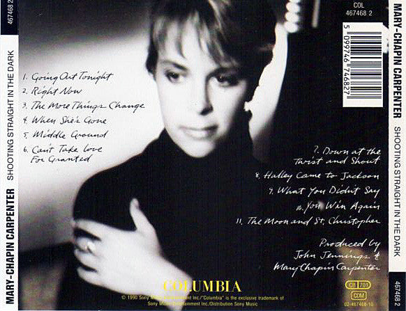 Mary Chapin Carpenter : Shooting Straight In The Dark (CD, Album, RE)