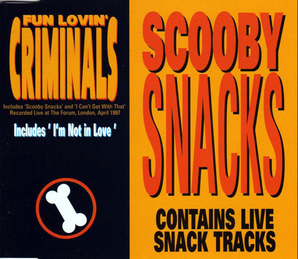 Fun Lovin' Criminals : Scooby Snacks / I'm Not In Love (CD, Single)