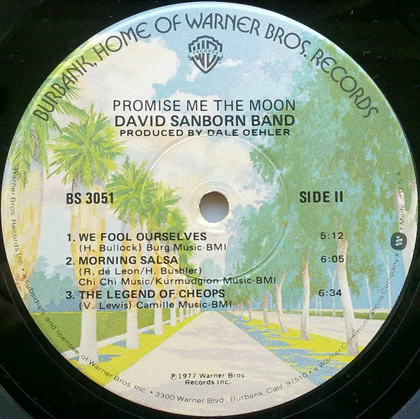 David Sanborn Band : Promise Me The Moon (LP, Album)