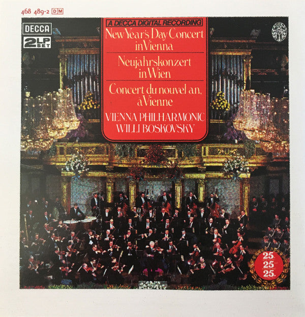 Willi Boskovsky, Wiener Philharmoniker : New Year's Concert 1979 (CD, Album, RE, RM)