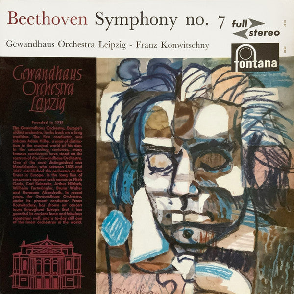 Beethoven*, Gewandhaus Orchestra Leipzig* - Franz Konwitschny : Symphony No. 7 (LP)