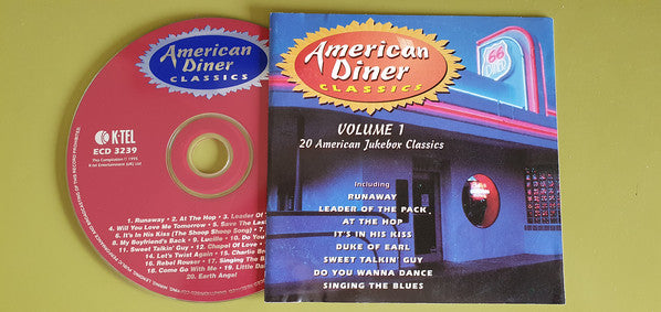 Various : American Diner Classics. Volume 1 (20 American Jukebox Classics) (CD, Comp)