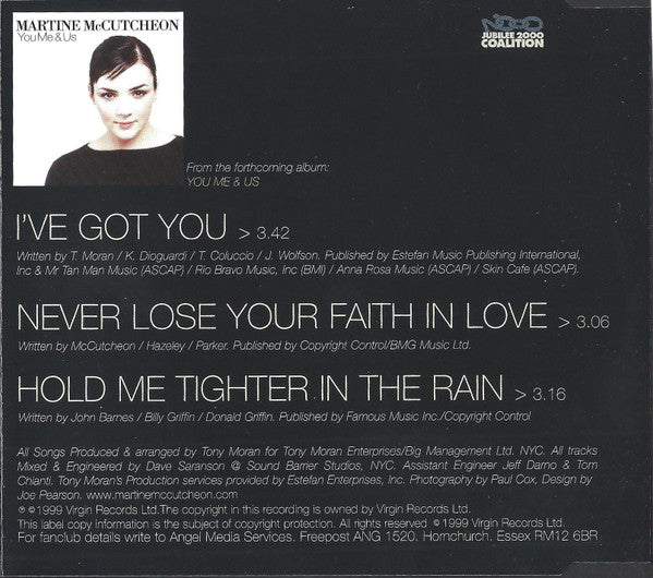 Martine McCutcheon : I've Got You (CD, Single, CD1)