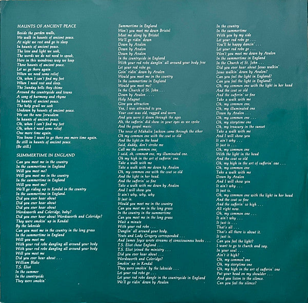 Van Morrison : Common One (LP, Album)