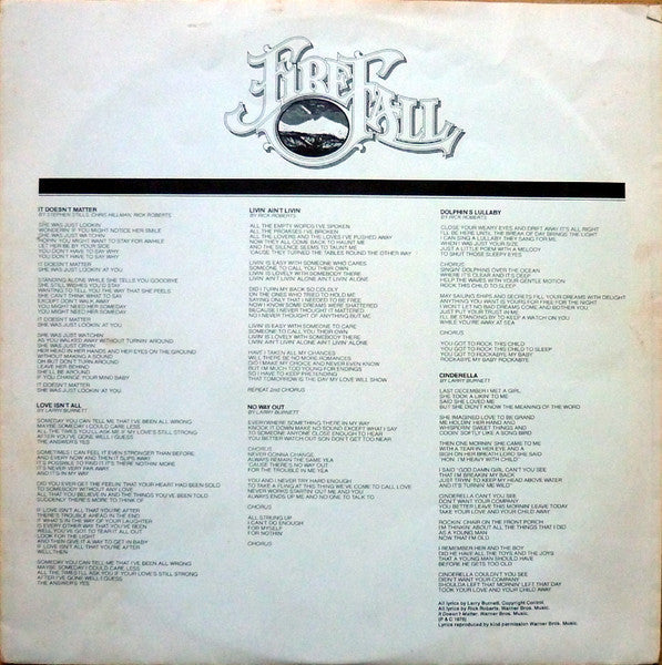 Firefall : Firefall (LP, Album)