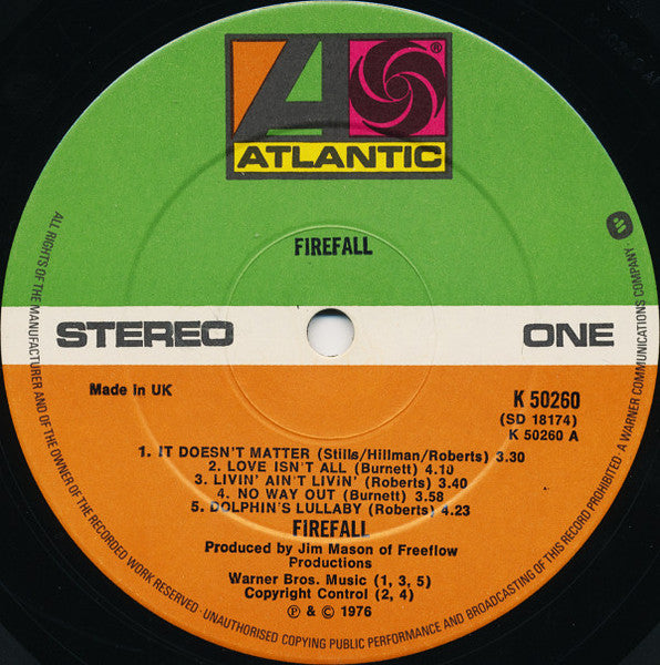 Firefall : Firefall (LP, Album)