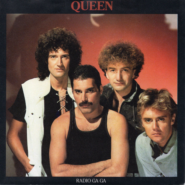 Queen : Radio Ga Ga (7", Single, Sil)