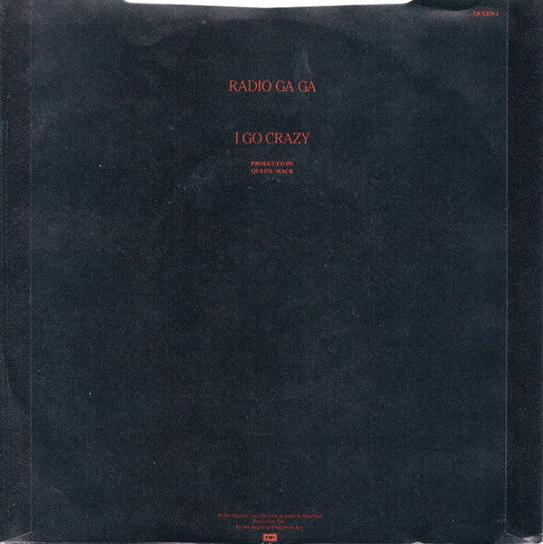 Queen : Radio Ga Ga (7", Single, Sil)