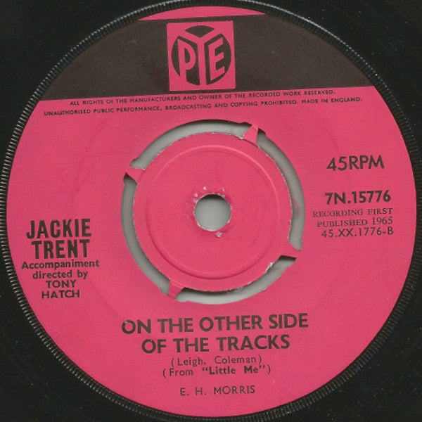 Jackie Trent : Where Are You Now (7", Single, Pus)