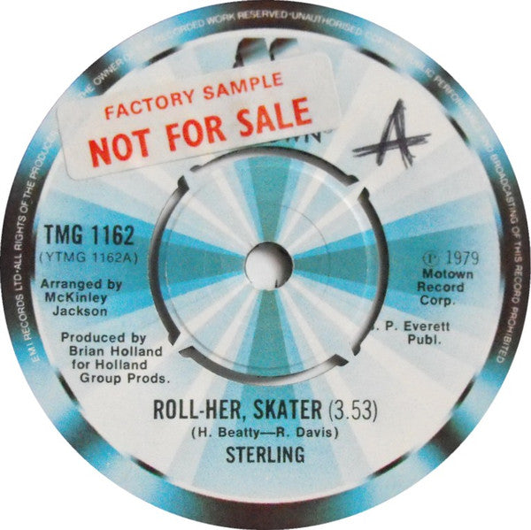 Sterling Harrison : Roll-Her, Skater (7", Single, Pus)