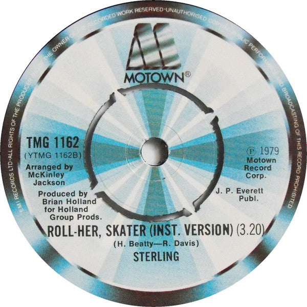 Sterling Harrison : Roll-Her, Skater (7", Single, Pus)