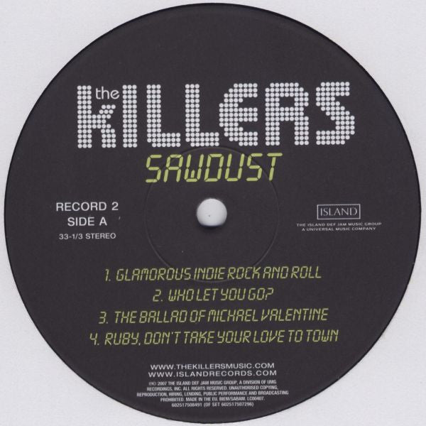 The Killers : Sawdust (2xLP, Comp)