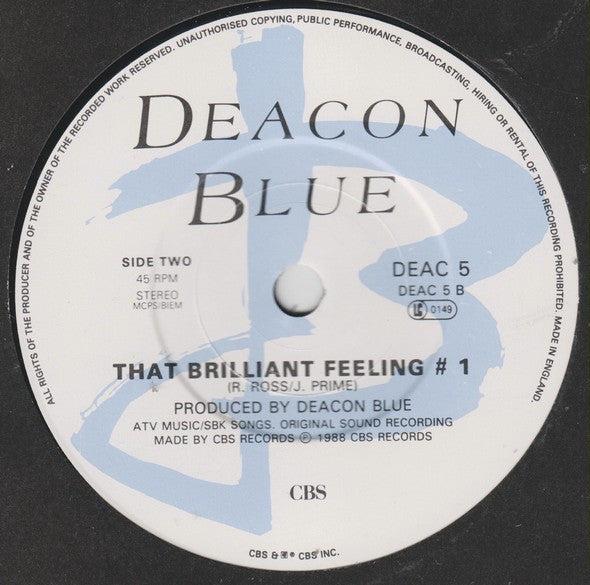 Deacon Blue : When Will You Make My Telephone Ring (7", Single)