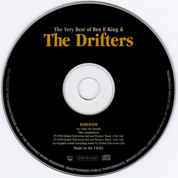 Ben E. King & The Drifters : The Very Best Of Ben E King & The Drifters (CD, Comp, Dis)