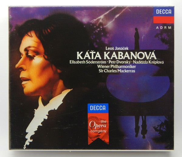 Leoš Janáček - Elisabeth Söderström •  Peter Dvorský •  Naděžda Kniplová •  Wiener Philharmoniker •  Sir Charles Mackerras : Káťa Kabanová (2xCD, Comp, RE, RM + Box, Sli)