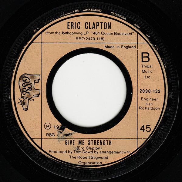 Eric Clapton : I Shot The Sheriff (7")