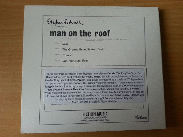 Stephen Fretwell : Man On The Roof (Album Sampler) (CD, Smplr)