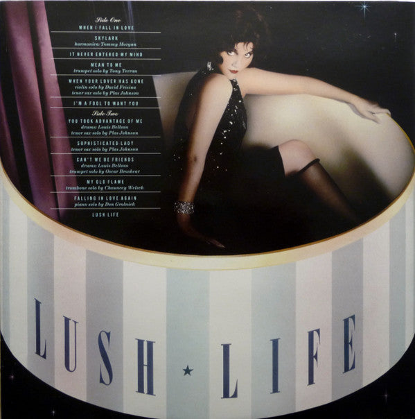 Linda Ronstadt With Nelson Riddle And His Orchestra : Lush Life (LP, Album)